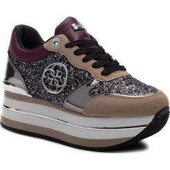 Sneakersy GUESS - Hinders4 FL7HN4 FAM12 BORDE. Szare półbuty damskie Guess, ze skóry ekologicznej. W wyprzedaży za 439,00 zł.