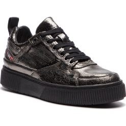 Sneakersy DIESEL - S-Danny Lc II W Y01820 P1836 T8080 Gunmetal. Szare półbuty damskie Diesel, ze skóry. W wyprzedaży za 569,00 zł.