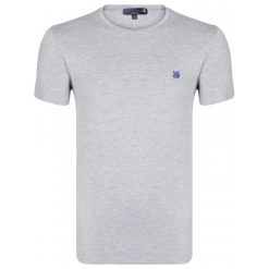 Giorgio Di Mare T-Shirt Męski Xxl Szary. Szare koszulki męskie Giorgio di Mare, xxl, bez wzorów, bez kołnierzyka. W wyprzedaży za 63,00 zł.