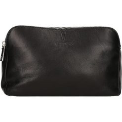 Torebki klasyczne damskie: Skórzana torebka w kolorze czarnym – 24 x 16 x 9 cm
