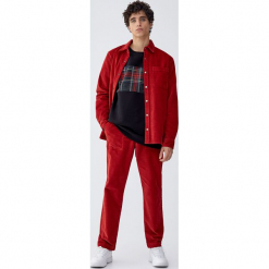 Bluza z panelem w szkocką kratę. Czarne bluzy męskie Pull&Bear, m, bez wzorów, bez kołnierzyka, bez rękawów, bez kaptura. Za 89,90 zł.