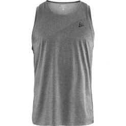 Koszulka Craft Nanoweight Singlet M Szara. Szare koszulki męskie Craft, m, bez wzorów, bez kołnierzyka, z długim rękawem, długie, do biegania. Za 89,99 zł.