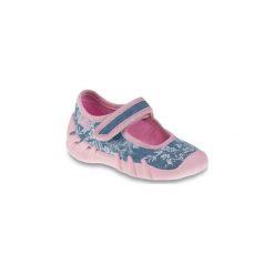 Niebieskie Tekstylne Buty Dla dzieci Befado rozmiar 18. Niebieskie buciki niemowlęce chłopięce Befado, z bawełny. Za 45,81 zł.