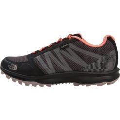The North Face LITEWAVE FP GTX Obuwie hikingowe anthracite. Szare buty trekkingowe damskie The North Face, z materiału, outdoorowe. Za 399,00 zł.