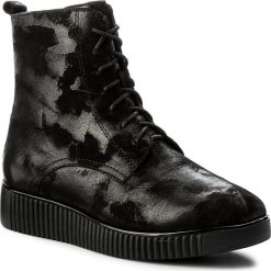 Botki CAPRICE - 9-25201-29 Black Suede 004. Czarne botki damskie skórzane marki Caprice. W wyprzedaży za 229,00 zł.