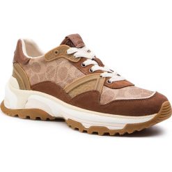 Sneakersy COACH - Sig C C143 G3525 231756 9.5 Khaki Signature. Pomarańczowe sneakersy męskie Coach, na co dzień, bez wzorów, ze skóry ekologicznej, klasyczne, bez zapięcia. W wyprzedaży za 679,00 zł.