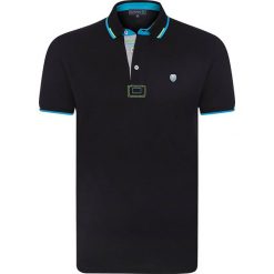Koszulki polo: Koszulka polo „Cubic” w kolorze czarnym