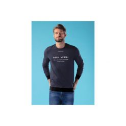 Bluza męska ze ściągaczami, nierozpinana. Niebieskie bejsbolówki męskie TXM, m. Za 34,99 zł.