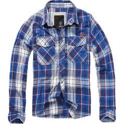 Brandit Checkshirt Koszula niebieski/czerwony/biały. Czerwone koszule męskie marki Brandit, l, z aplikacjami, z bawełny, z długim rękawem. Za 121,90 zł.