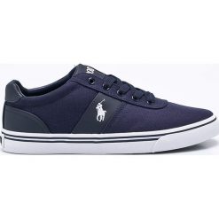 Polo Ralph Lauren - Tenisówki Hanford. Niebieskie tenisówki męskie marki Polo Ralph Lauren, ze skóry, na sznurówki. Za 339,90 zł.