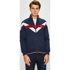 Fila - Bluza. Czarne bluzy męskie rozpinane marki Fila, l, z bawełny, bez kaptura. W wyprzedaży za 339,90 zł.