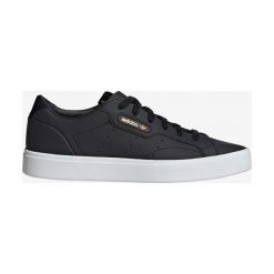Adidas Originals Sleek Tenisówki Czarny. Czarne trampki i tenisówki damskie adidas Originals, bez wzorów, ze skóry, bez zapięcia. Za 404,95 zł.