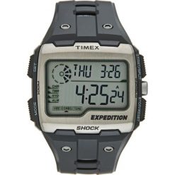 Timex EXPEDITION GRID SHOCK Zegarek cyfrowy black. Szare zegarki męskie Timex. W wyprzedaży za 335,20 zł.
