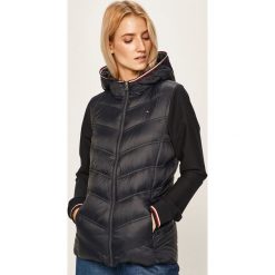 Tommy Hilfiger - Kurtka puchowa. Czarne kurtki damskie z elastanu, krótkie. Za 899,90 zł.