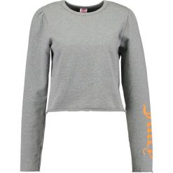 Bluzy rozpinane damskie: Juicy Couture TERRY GOTHIC LOGO SLEEVE Bluza heather cozy