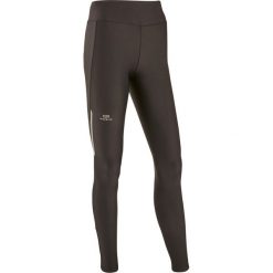 Legginsy do biegania RUN DRY damskie. Czarne legginsy sportowe damskie KALENJI, xl, bez wzorów, z elastanu, do biegania. Za 39,99 zł.