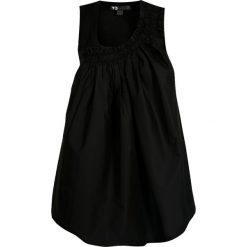 Top Y-3 ELGTJSY. Czarne topy damskie Y-3, bez wzorów, z bawełny, bez rękawów. W wyprzedaży za 384,00 zł.