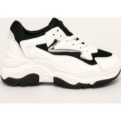 Answear - Buty MA-PS. Białe buty sportowe damskie ANSWEAR, bez wzorów, z gumy, sportowe. W wyprzedaży za 79,90 zł.