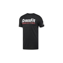 T-shirty z krótkim rękawem Reebok Sport CrossFit Speedwick F.E.F. Graphic Koszulka. Czarne koszulki męskie marki Reebok Sport, xs, bez wzorów, sportowe, bez kołnierzyka, krótkie. Za 129,00 zł.