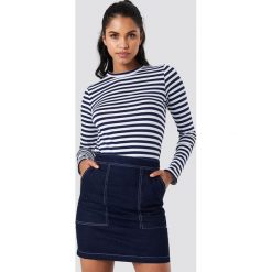 Moves Spódnica Magan - Blue. Niebieskie spódniczki damskie Moves, bez wzorów, z bawełny, mini, w kształcie a. Za 202,95 zł.