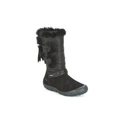 Śniegowce Dziecko Primigi INGA-E GORE-TEX. Czarne kozaki dziewczęce marki Primigi, bez wzorów, z gore-texu, bez obcasa. Za 335,20 zł.
