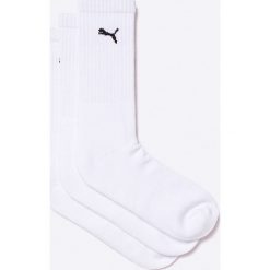 Puma - Skarpety (3-pack). Białe skarpetki męskie Puma, bez wzorów, z elastanu. W wyprzedaży za 34,90 zł.