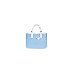 TORBA MEDIUM PRIMA BLUE. Niebieskie torebki klasyczne damskie Doubleu bag, bez wzorów. Za 215,20 zł.