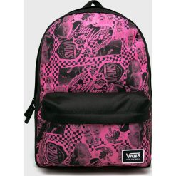 Vans - Plecak. Różowe plecaki damskie Vans, bez wzorów, z poliesteru. Za 159,90 zł.