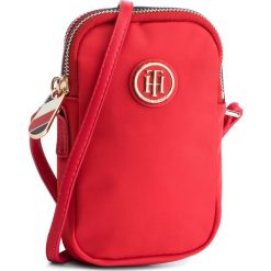 Torebka TOMMY HILFIGER - Poppy Mini Crossover AW0AW06482 614. Czerwone listonoszki damskie TOMMY HILFIGER, bez wzorów, z materiału, bez dodatków. W wyprzedaży za 159,00 zł.