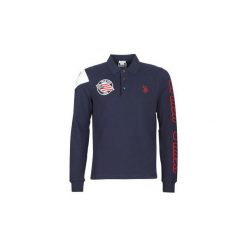 Koszulki polo z długim rękawem U.S Polo Assn. UNITED STATES POLO. Niebieskie koszulki męskie U.S. Polo Assn., s, bez wzorów, z długim rękawem. Za 329,30 zł.