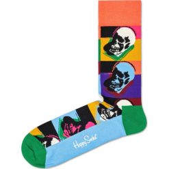 Happy Socks Andy Warhol Skull Skarpetki Wielokolorowy. Skarpetki męskie Happy Socks, bez wzorów, z elastanu. Za 68,95 zł.