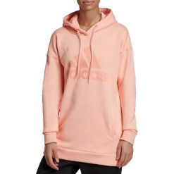 Adidas Must Haves Badge of Sport Logo Hoodie DX7964. Różowe bluzy sportowe damskie Adidas, m, bez wzorów, z bawełny, bez rękawów, bez kaptura. W wyprzedaży za 189,99 zł.