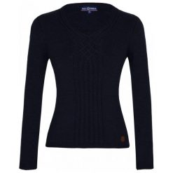 Paul Parker Sweter Damski S Ciemny Niebieski. Niebieskie swetry klasyczne damskie Paul Parker, s, z wełny. Za 159,00 zł.