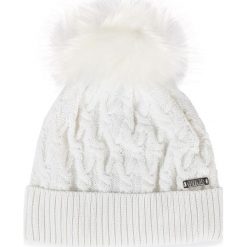 Czapka COLMAR - Hat With A Pompom 4865E 1RX Ivory 01. Białe czapki damskie Colmar, bez wzorów, z wełny. W wyprzedaży za 169,00 zł.