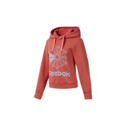 Bluzy Reebok Classic Bluza z kapturem Classics Big Logo Fleece Hoodie. Różowe bluzy damskie Reebok Classic, s, bez wzorów, bez rękawów, z kapturem. Za 229,00 zł.
