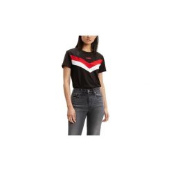 T-shirty z krótkim rękawem Levis 80815 FLORENCE TEE. Czarne t-shirty damskie Levi's®, s, bez wzorów, bez kołnierzyka. Za 153,00 zł.