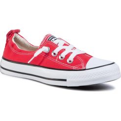 Trampki CONVERSE - Ct Shoreline Slip 537083C Varsity Red. Czerwone półbuty damskie Converse, bez wzorów, z gumy, bez zapięcia. W wyprzedaży za 159,00 zł.