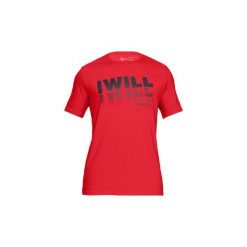 T-shirty z krótkim rękawem Under Armour I Will 2.0 Short Sleeve Tee 1329587-633. Czerwone t-shirty męskie Under Armour, s, bez wzorów, bez kołnierzyka, krótkie. Za 89,99 zł.