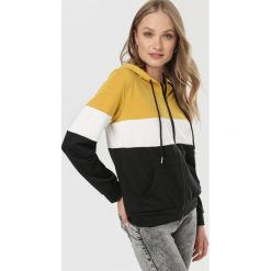 Żółta Bluza Kaithea. Żółte bluzy damskie Born2be, s, bez wzorów, bez rękawów, bez kaptura. W wyprzedaży za 69,99 zł.