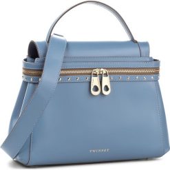 Torebka TWINSET - Cecile Deux OS8TGN Blue Sto 00077. Niebieskie torebki klasyczne damskie Twinset, bez wzorów, ze skóry, eleganckie, bez dodatków. W wyprzedaży za 729,00 zł.