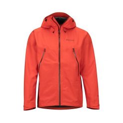 Marmot Kurtka męska Knife Edge Jacket Mars Orange L. Pomarańczowe kurtki sportowe męskie Marmot, m, bez wzorów, z gore-texu, bez kaptura, outdoorowe, gore-tex. Za 795,00 zł.