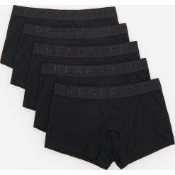 Czarne bokserki 5 pack - Czarny. Czarne bokserki męskie Reserved, bez wzorów. Za 89,99 zł.