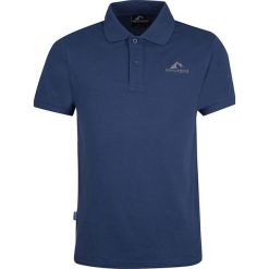 Koszulka polo "Hekla" w kolorze niebieskim. Niebieskie koszulki polo marki GALVANNI, l, z okrągłym kołnierzem. W wyprzedaży za 86,95 zł.
