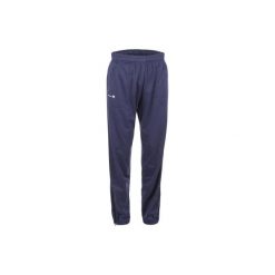 Spodnie tenisowe Thermic 100 męskie. Niebieskie spodnie męskie marki ARTENGO, na zimę, s, bez wzorów, z poliesteru. Za 49,99 zł.