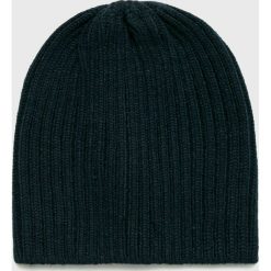 Jack & Jones - Czapka. Czarne czapki zimowe męskie Jack & Jones, z dzianiny. W wyprzedaży za 39,90 zł.