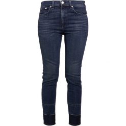 Rag & bone HIGHRISE ANKLE SKINNY Jeansy Slim Fit blue denim. Niebieskie jeansy damskie marki rag & bone, z bawełny. Za 1139,00 zł.