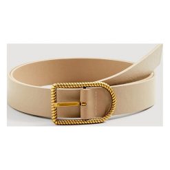 Mango - Pasek Royal. Szare paski damskie Mango, w paski, z materiału. Za 49,90 zł.