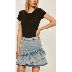 Tally Weijl - Spódnica jeansowa. Niebieskie spódniczki damskie TALLY WEIJL, na co dzień, bez wzorów, z elastanu, casualowe, mini, proste. W wyprzedaży za 79,90 zł.