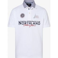 Andrew James Sailing - Męska koszulka polo, biały. Białe koszulki męskie Andrew James Sailing, xl, bez wzorów, eleganckie, bez rękawów. Za 149,95 zł.