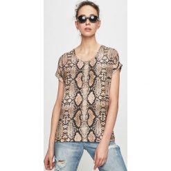 Only - Top. Czarne bluzki damskie ONLY, s, bez wzorów, z elastanu, z okrągłym kołnierzem. W wyprzedaży za 59,90 zł.